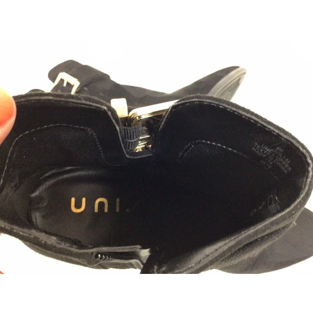 Unisa Black Ankle Boots Womens 7 - Picture 9 of 11